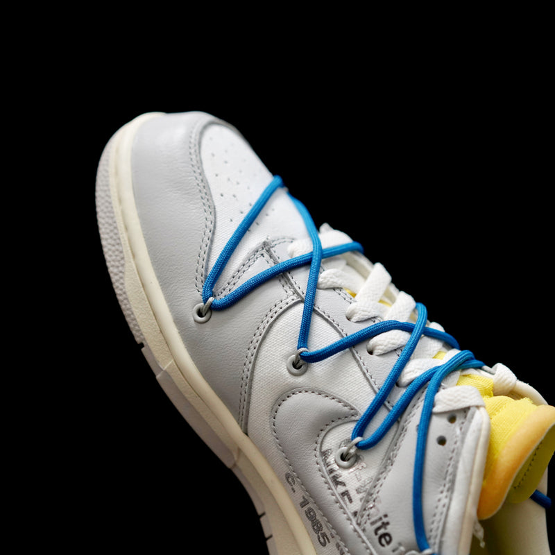 MO - OW x Dunk (NO.10) blue shoelace yellow buckle