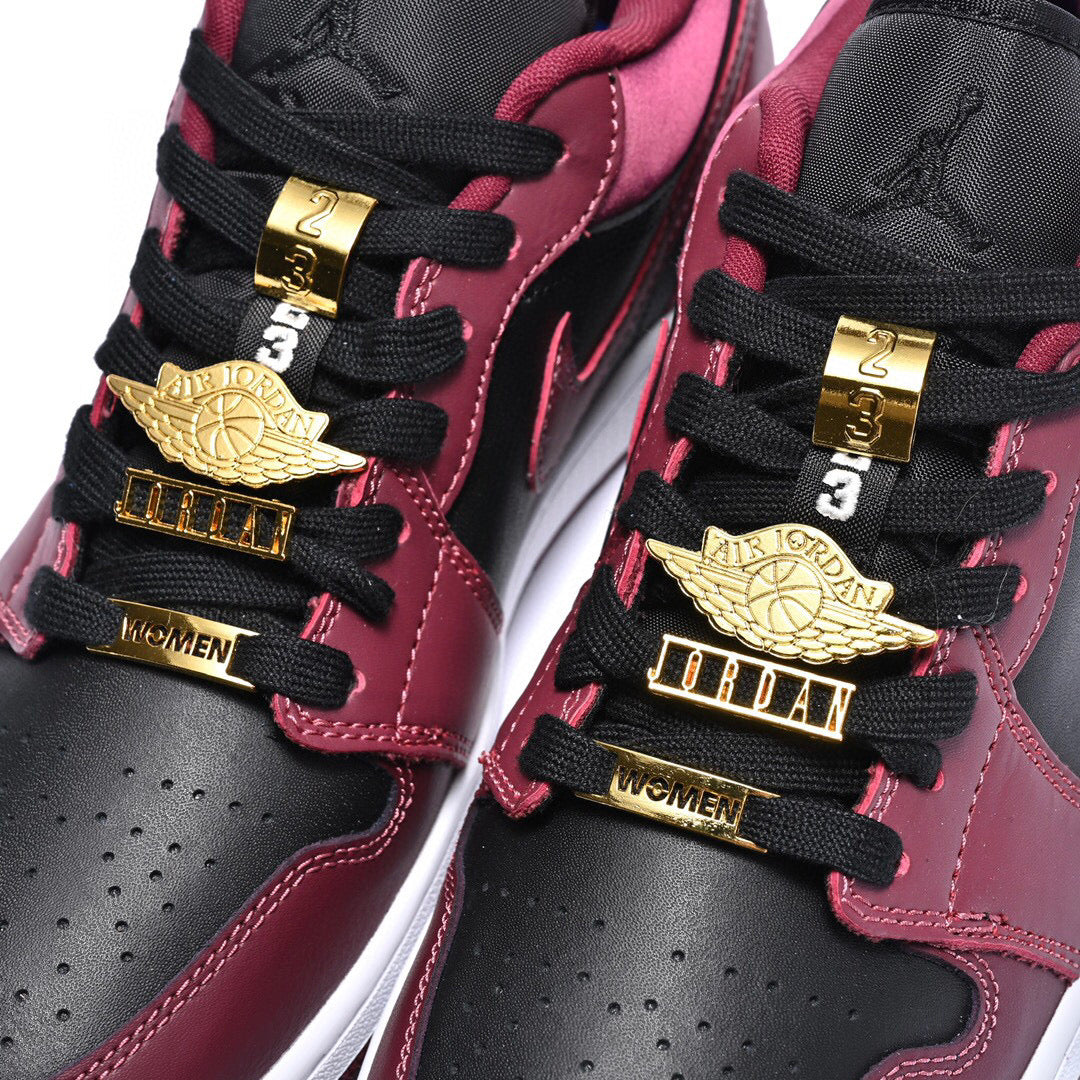 MO - AJ1 low wine red metal wings