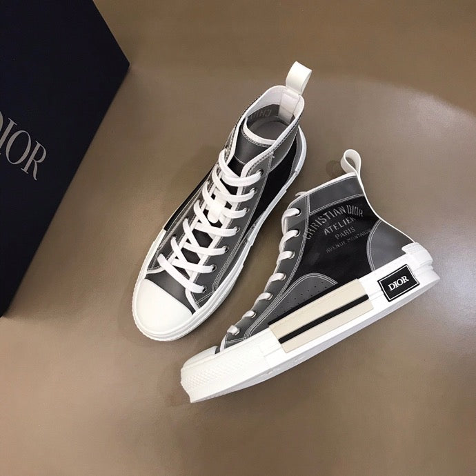 MO - DIR B23 Black and White HIGH-TOP SNEAKER