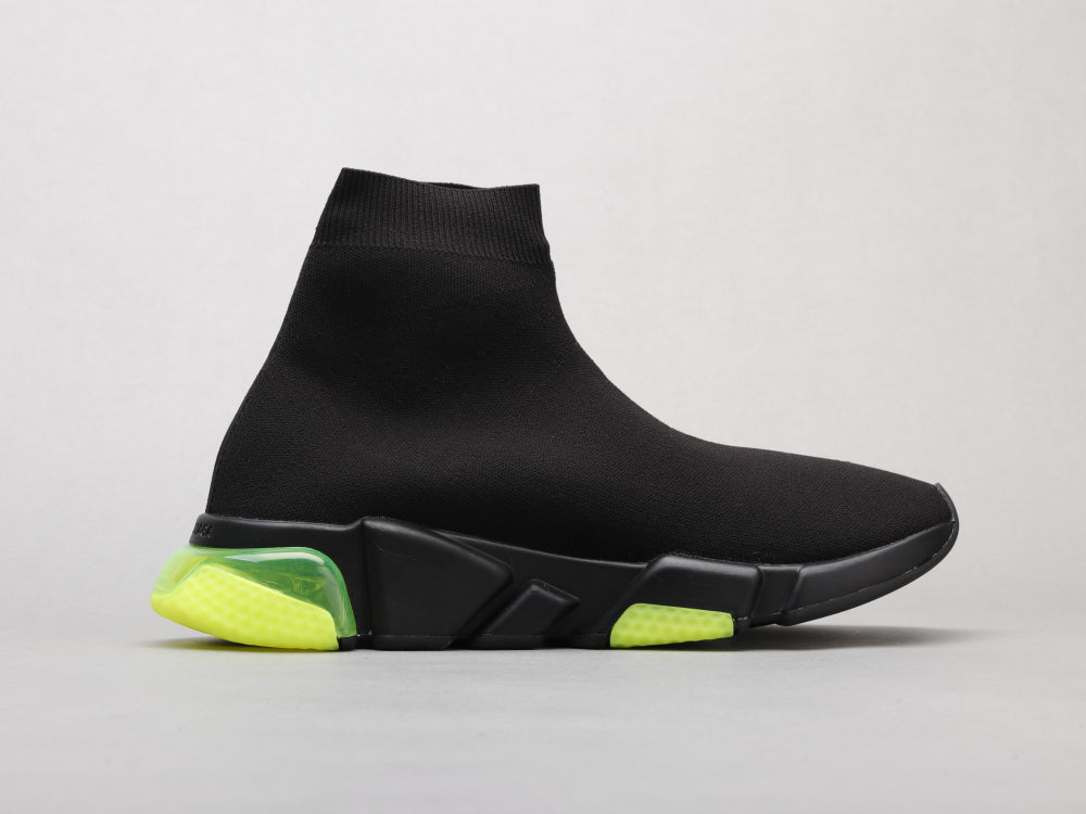 MO - Bla Socks Air Cushion Black Green Sneaker