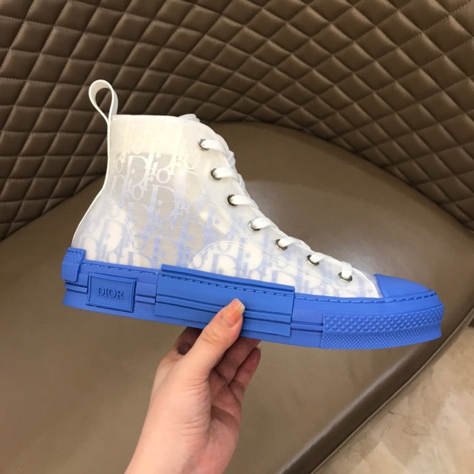 MO - DIR B23 Oblique Gradient Blue  HIGH-TOP SNEAKER