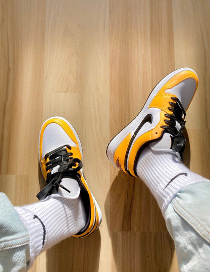 MO - AJ1 Lakers Laser Orange