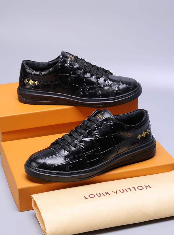 MO - LUV Alligator Black Sneaker