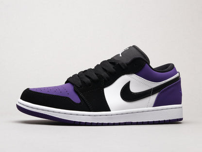 MO - AJ1 black and purple toes