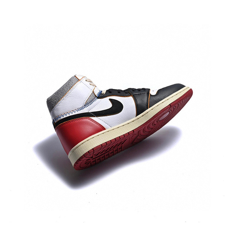 MO - Union x AJ1 High white and red stitching