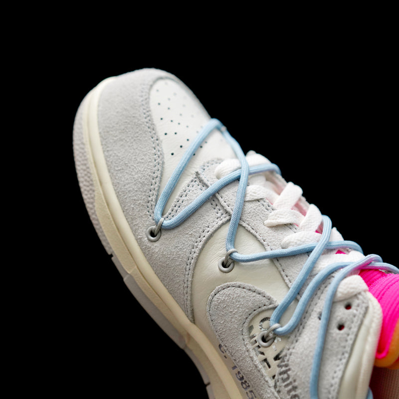 MO - OW x Dunk (NO.38) light blue shoelace pink buckle