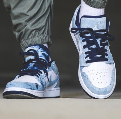 MO - AJ1 washed denim denim