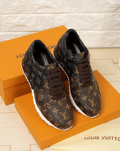 MO - LUV Monogram Denim Brown Sneaker