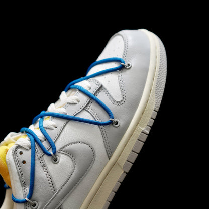 MO - OW x Dunk (NO.10) blue shoelace yellow buckle