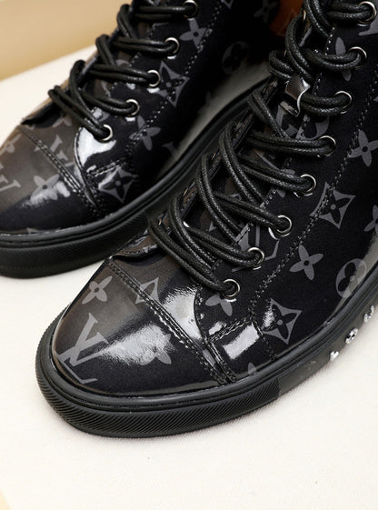 MO - LUV Stellar Trainer Boot Black Sneaker