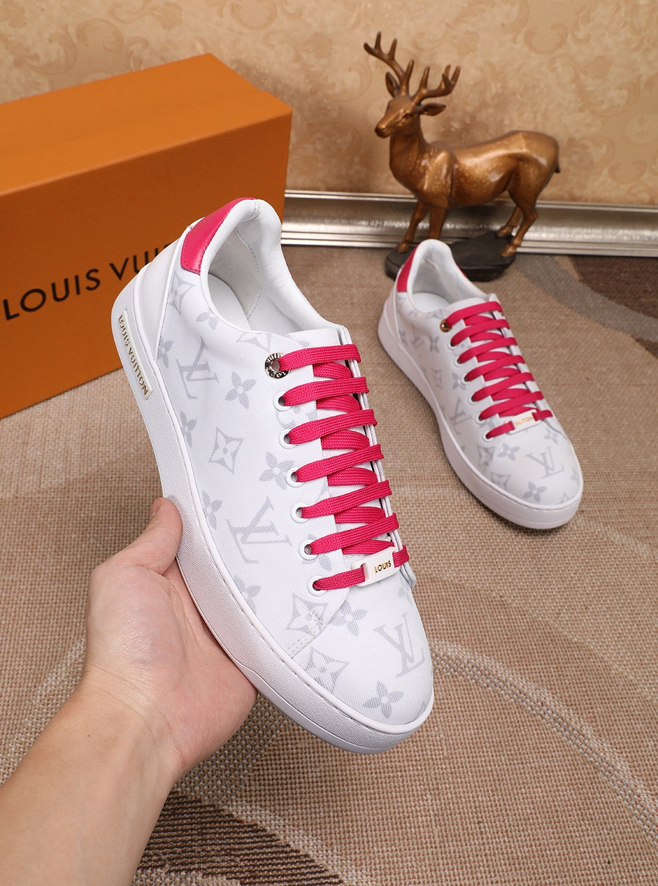 MO - LUV Time Out Pink And White Sneaker