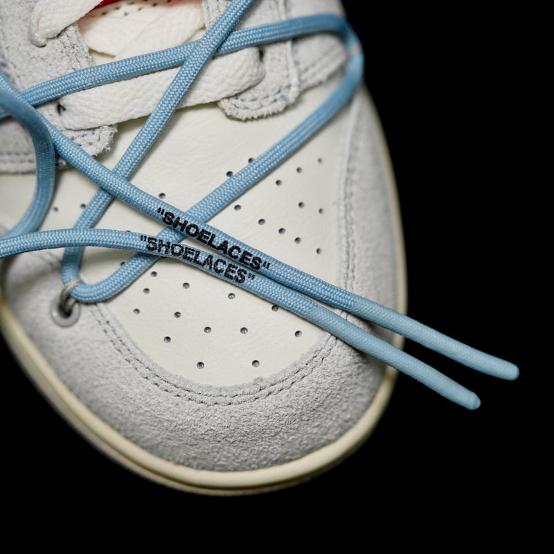 MO - OW x Dunk (NO.38) light blue shoelace pink buckle