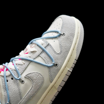 MO - OW x Dunk (NO.38) light blue shoelace pink buckle