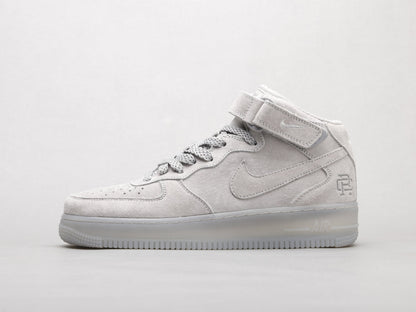 MO - AF1 Mid-top grey suede Champion