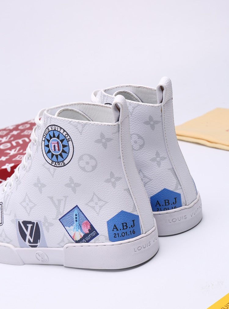 MO - LUV Stellar Trainer Boot White Sneaker