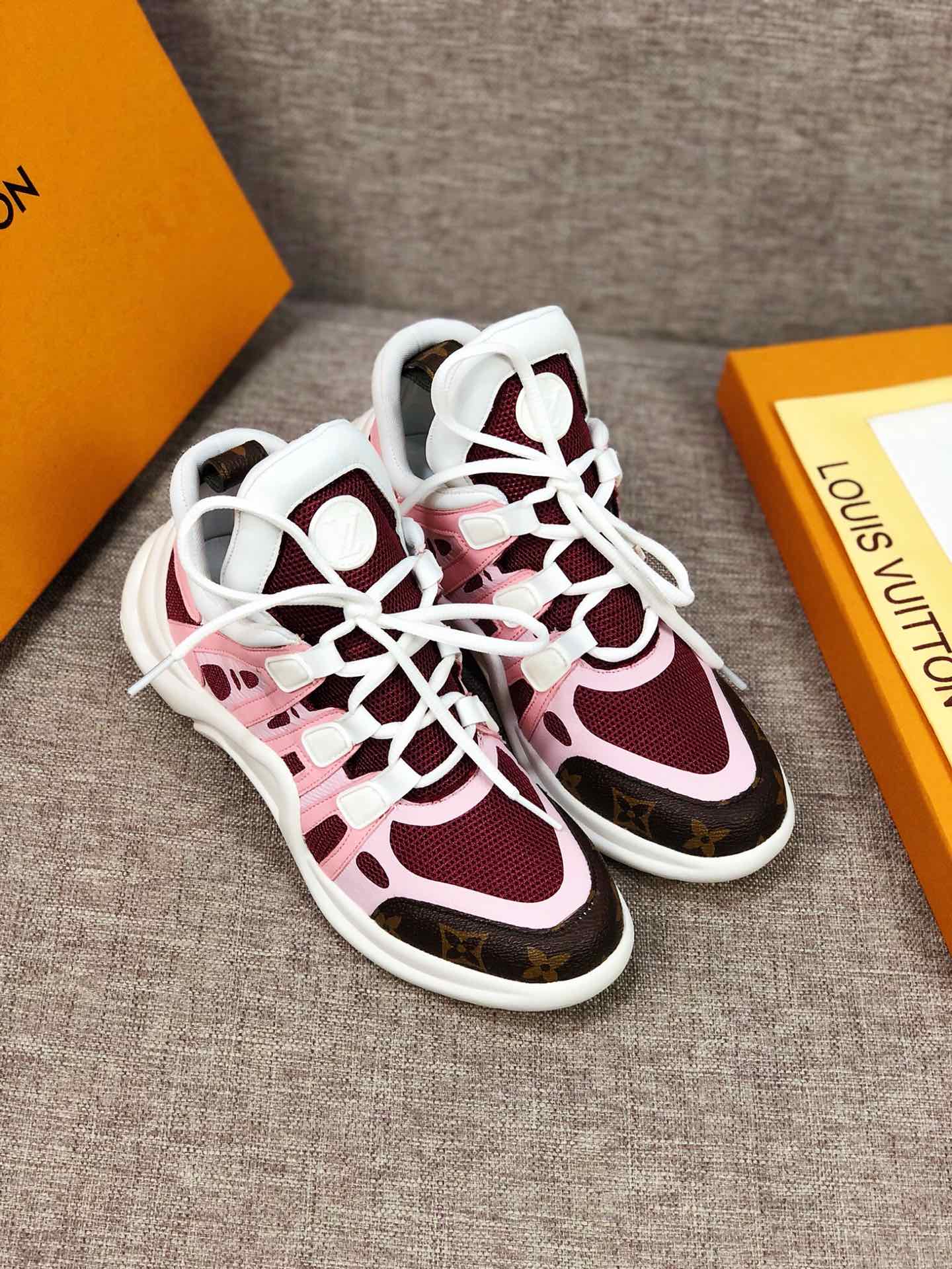 MO - LUV Archlight Pink Brown Sneaker