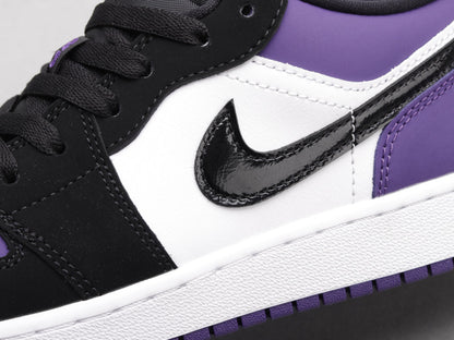 MO - AJ1 Black and purple toes