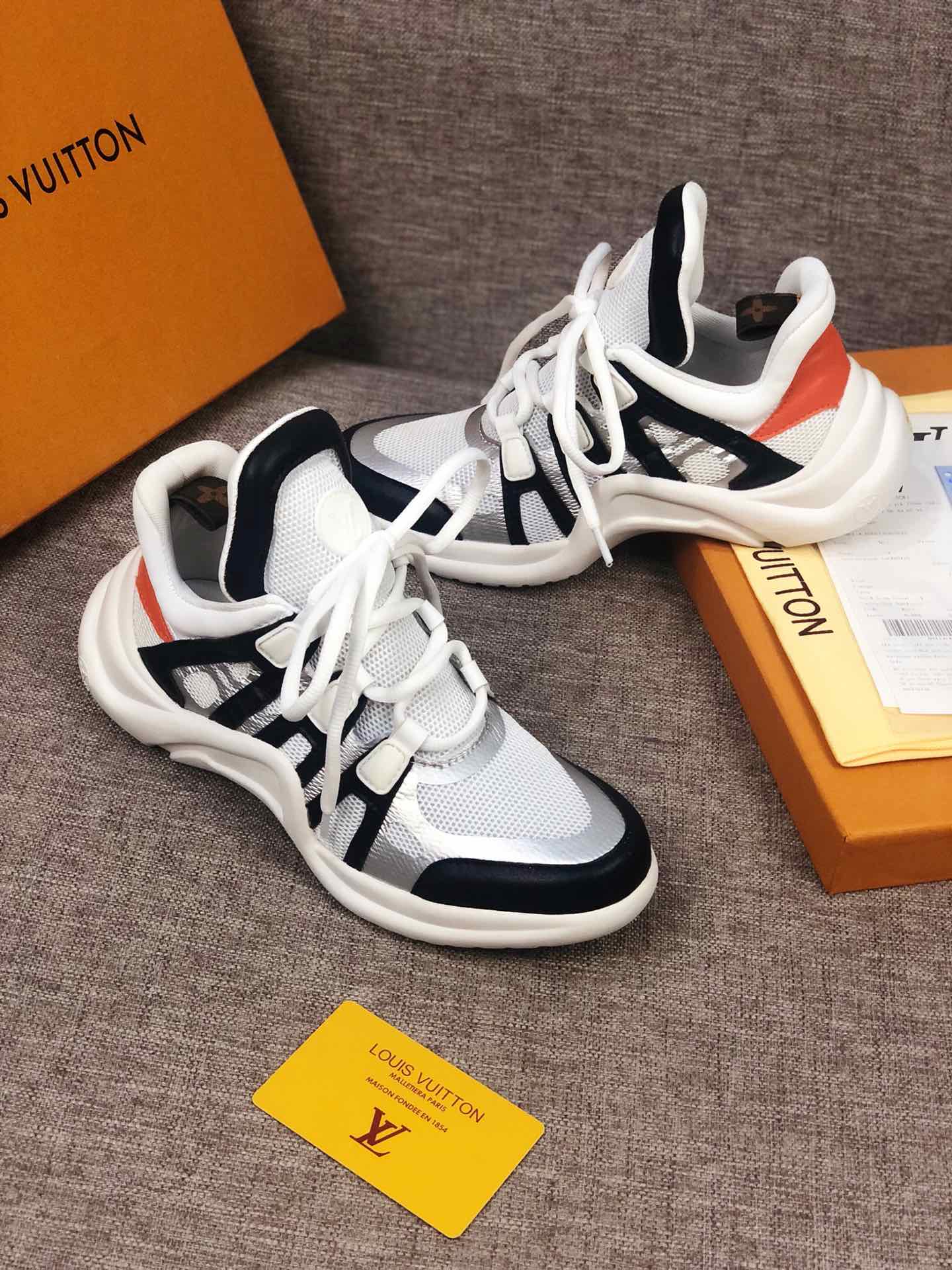 MO - LUV Archlight White Black Orange Sneaker