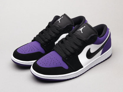 MO - AJ1 black and purple toes