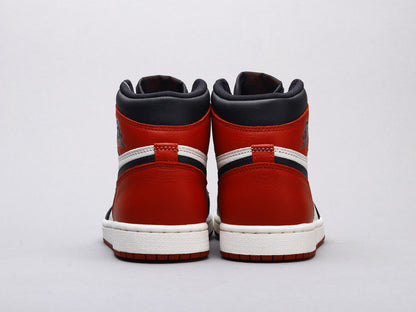 MO - AJ1 black red toe