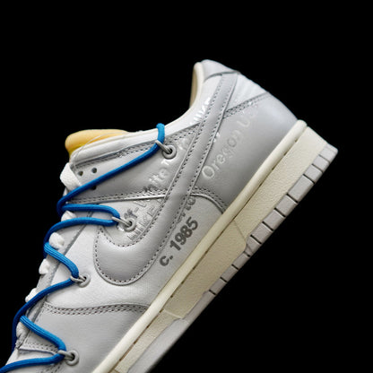 MO - OW x Dunk (NO.10) blue shoelace yellow buckle