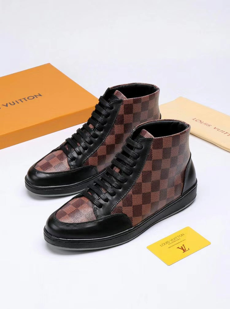 MO - LUV HIgh Top Brown Sneaker