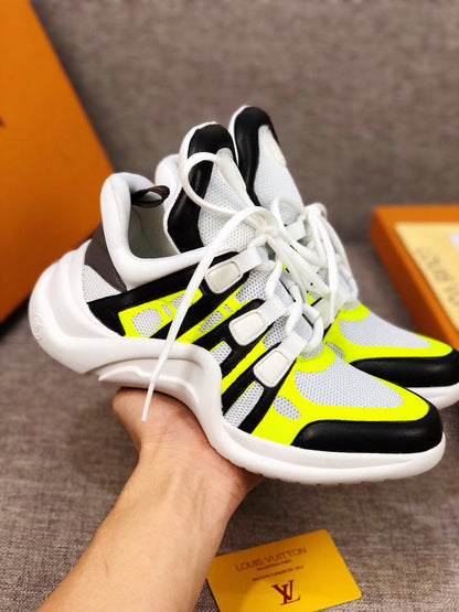 MO - LUV Archlight Black White Yellow Sneaker