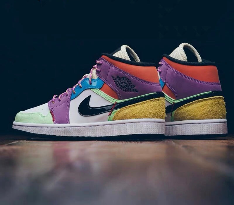 MO - AJ1 rainbow stitching