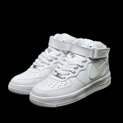 MO - AF1 pure white mid-top