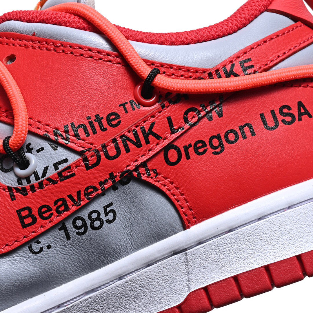 MO - OW x Dunk Silver Red