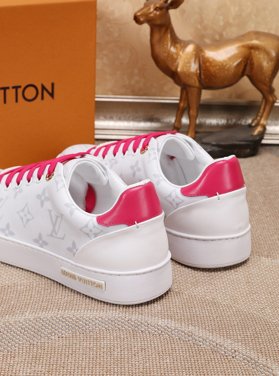 MO - LUV Time Out Pink And White Sneaker