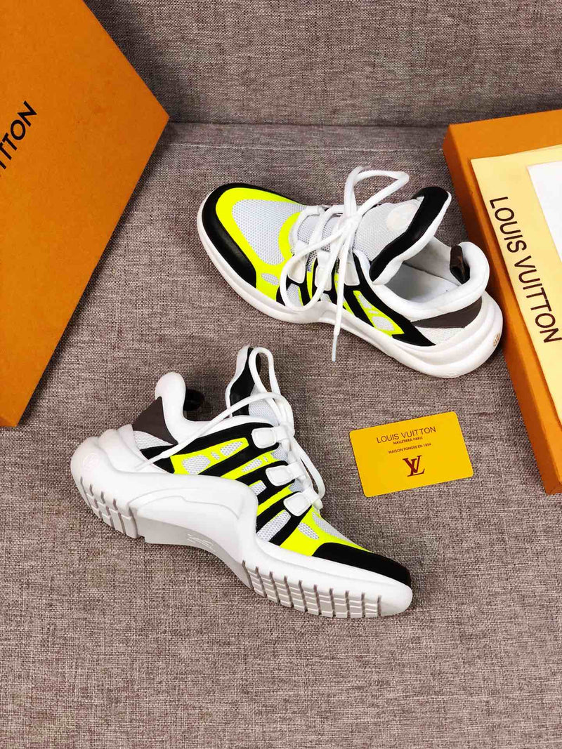 MO - LUV Archlight Black White Yellow Sneaker