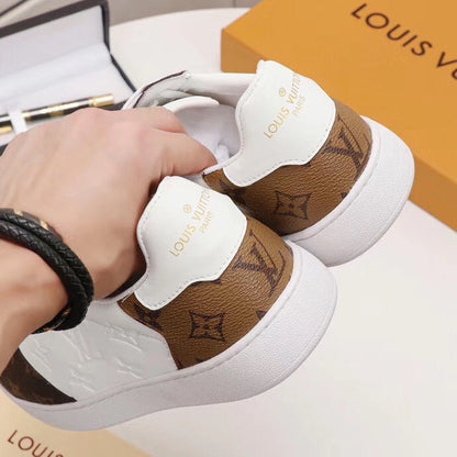 MO - LUV Casual Low White Brown Sneaker