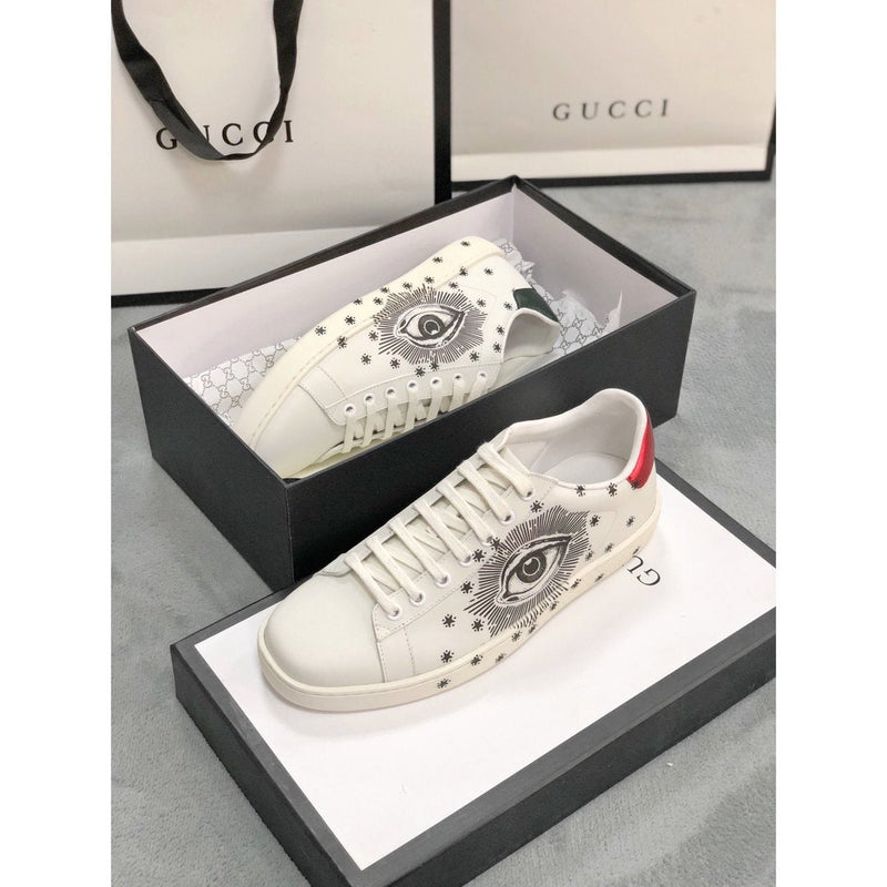 MO-GCI  Ace with Eyes White Sneaker 104