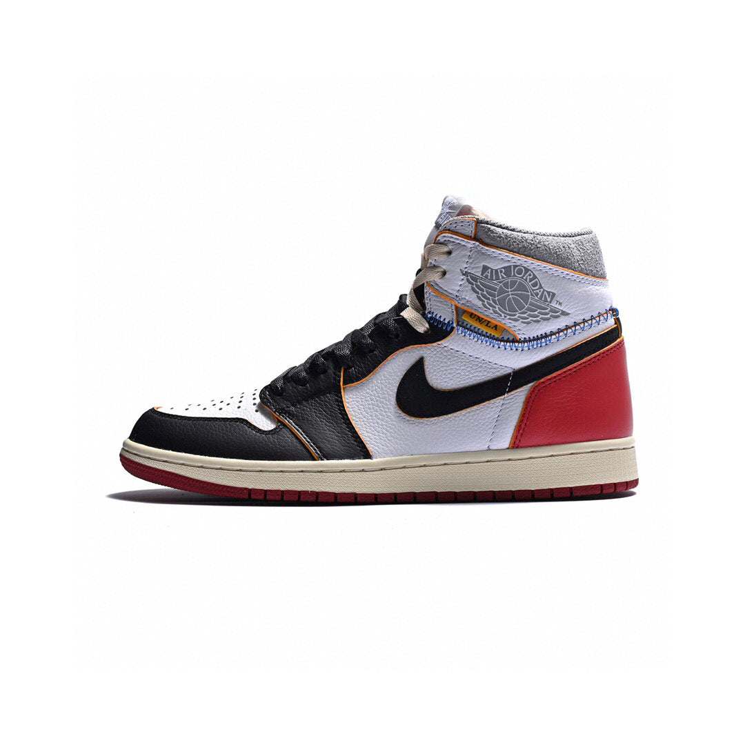 MO - Union x AJ1 High white and red stitching