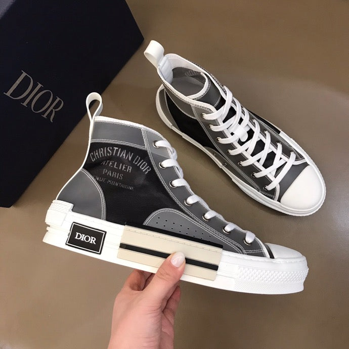 MO - DIR B23 Black and White HIGH-TOP SNEAKER