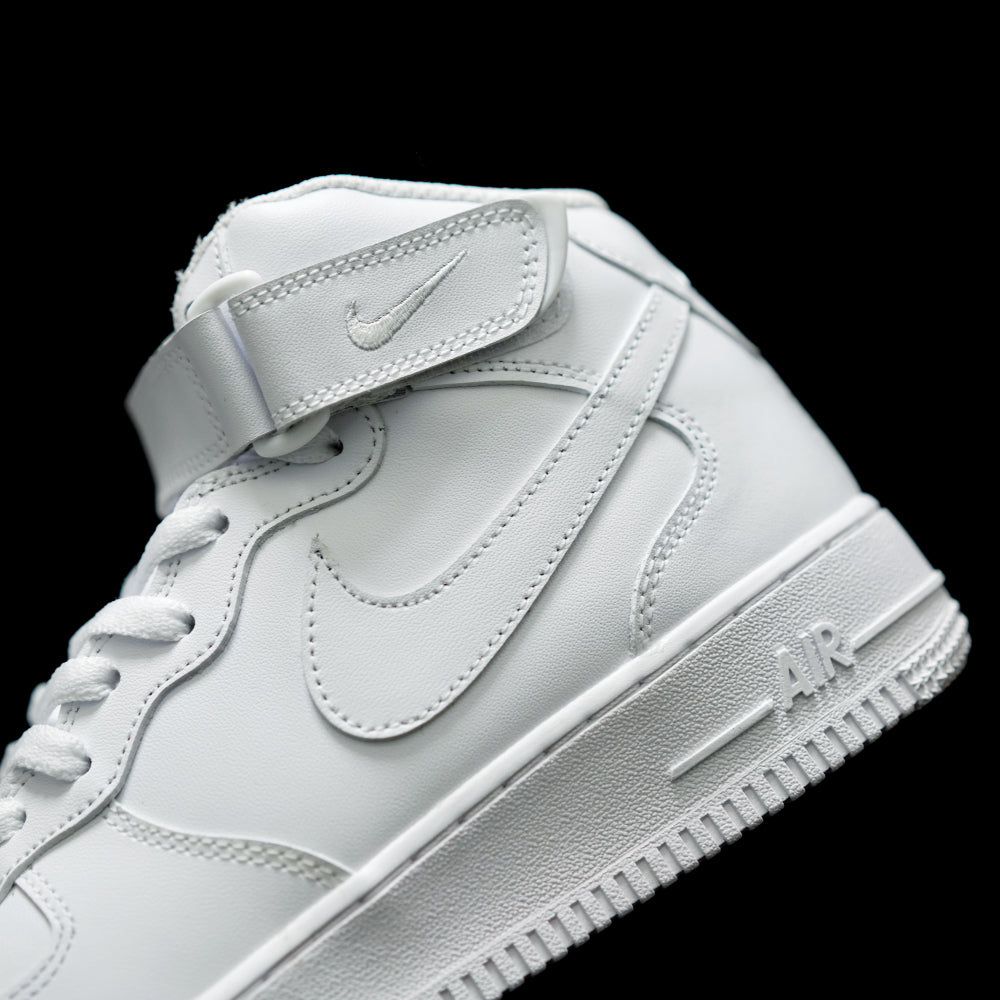 MO - AF1 pure white mid-top