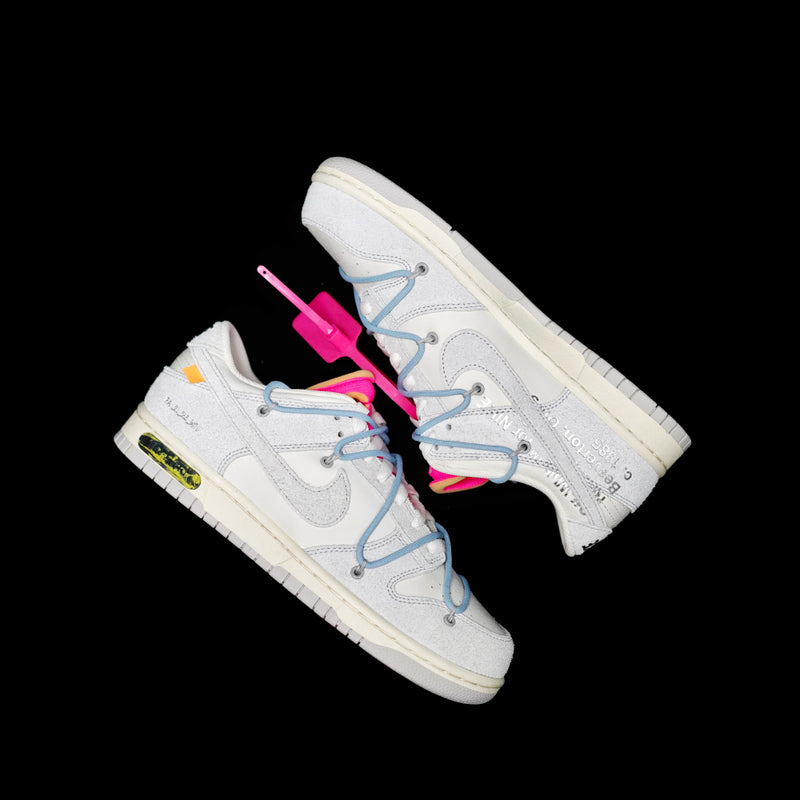 MO - OW x Dunk (NO.38) light blue shoelace pink buckle