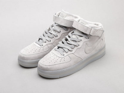 MO - AF1 Mid-top grey suede Champion