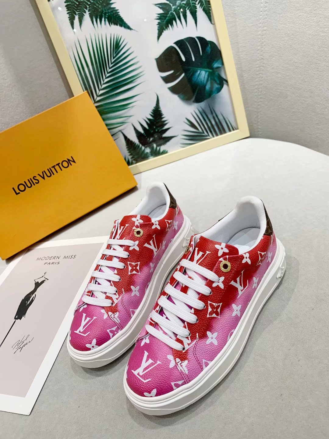 MO - LUV Casual Low Pink Sneaker