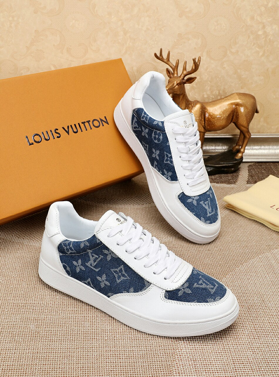 MO - LUV Monogram Denim Blue Sneaker