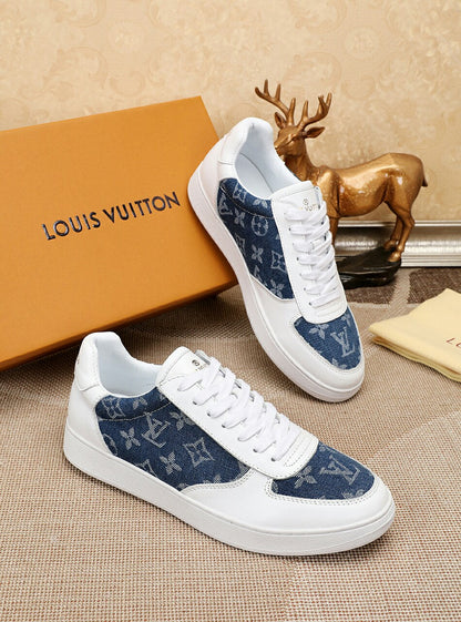 MO - LUV Monogram Denim Blue Sneaker