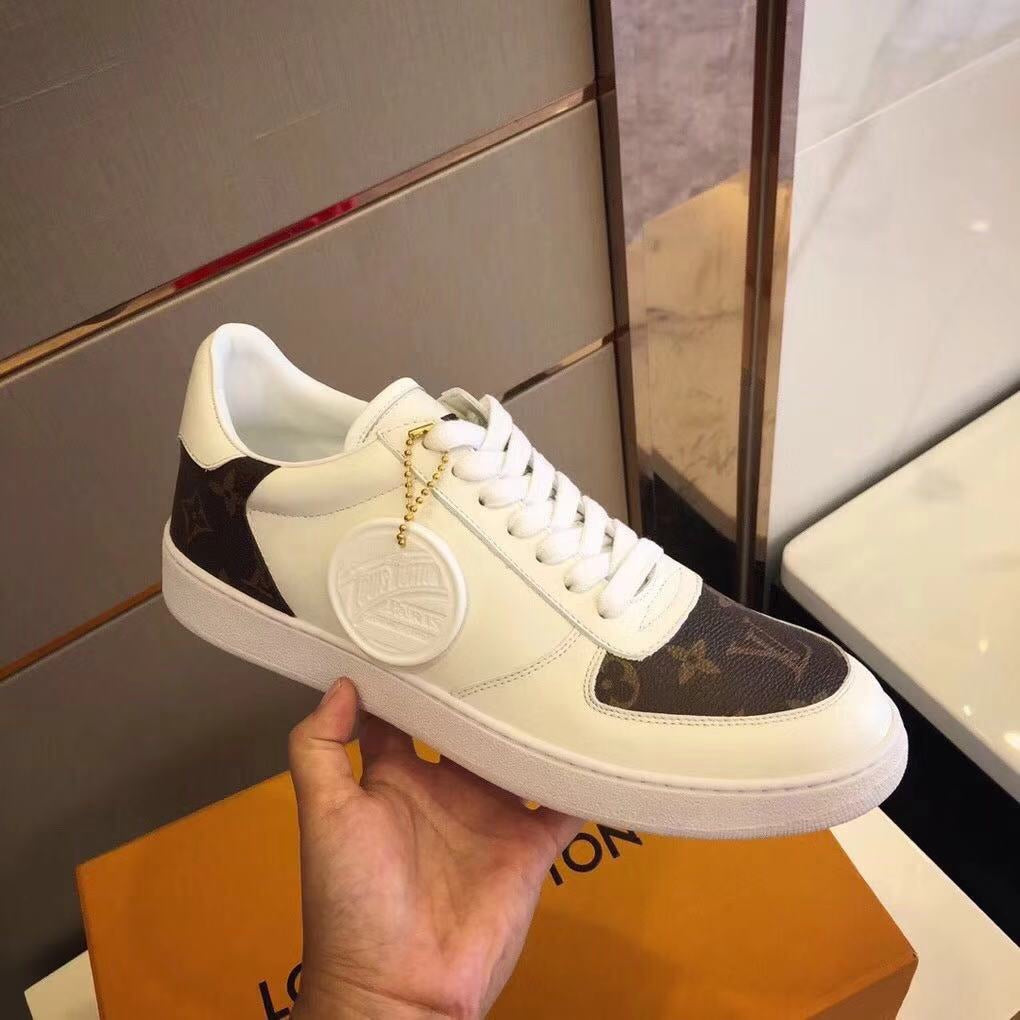 MO - LUV Rivoli Low Brown White Sneaker