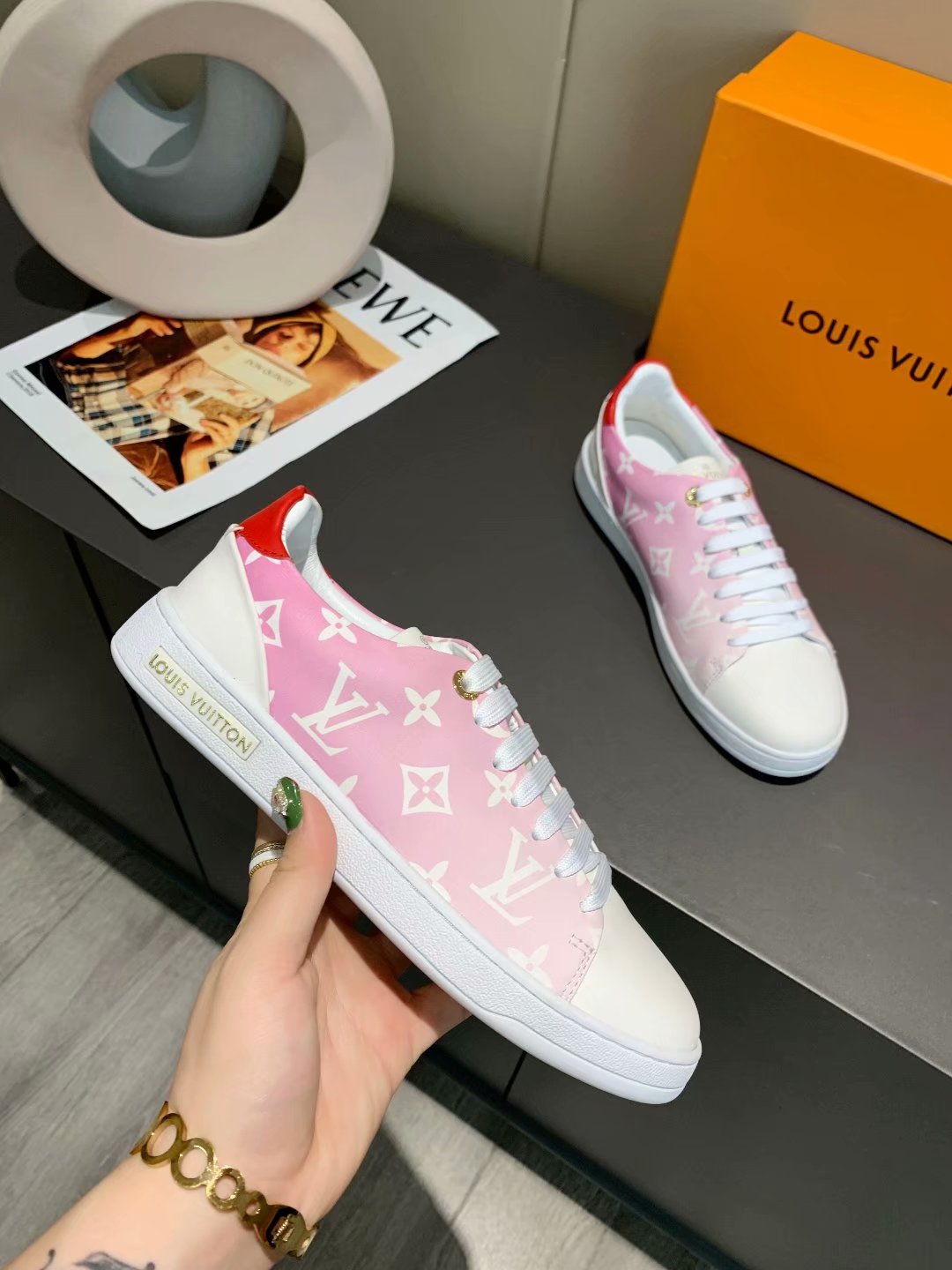 MO - LUV Time Out Orange White Sneaker