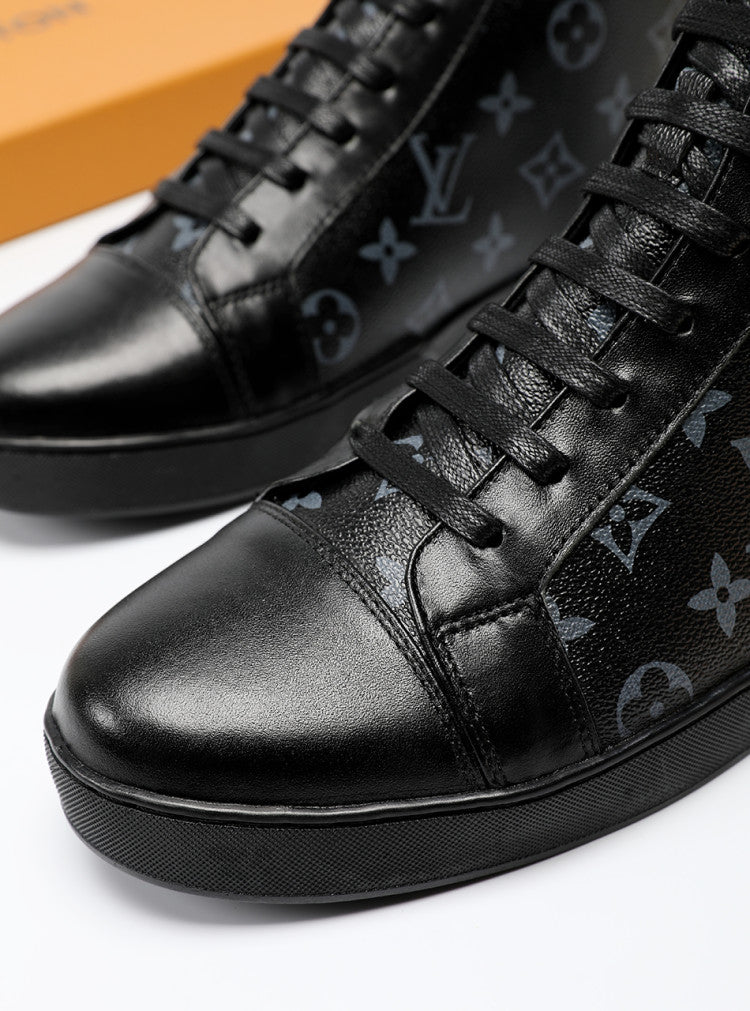 MO - LUV High Monogram Black Boot Sneaker