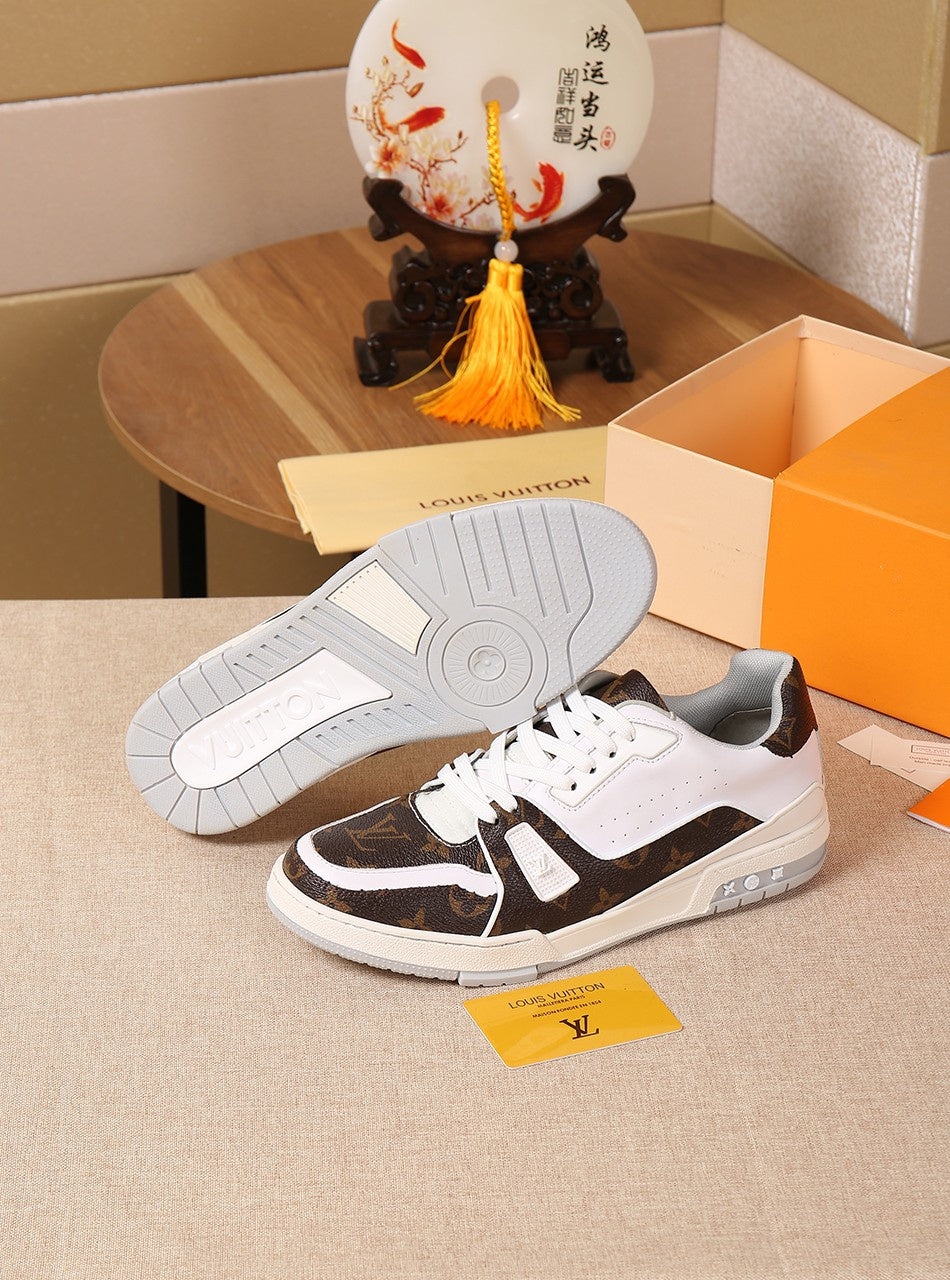 MO - LUV Brown White Sneaker