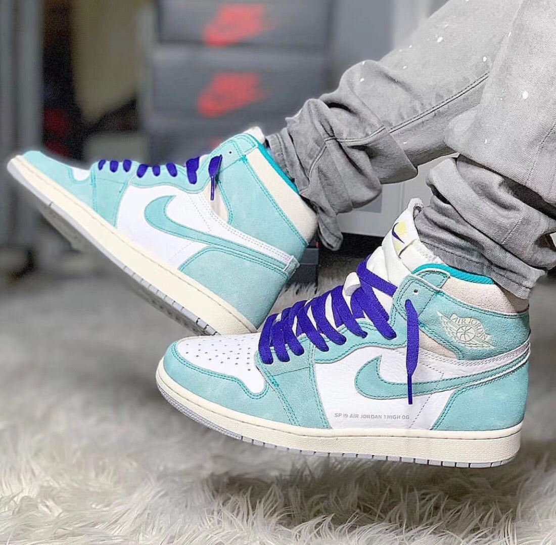 MO - AJ1 Green Suede Tiffany