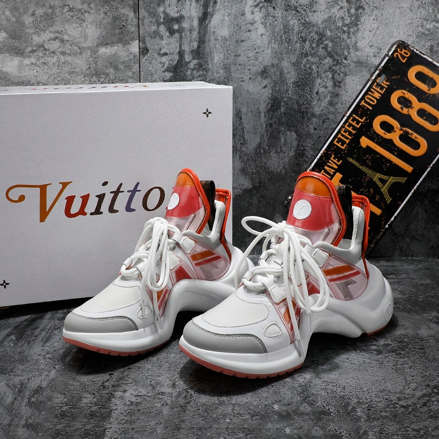 MO - LUV Archlight White Orange Sneaker