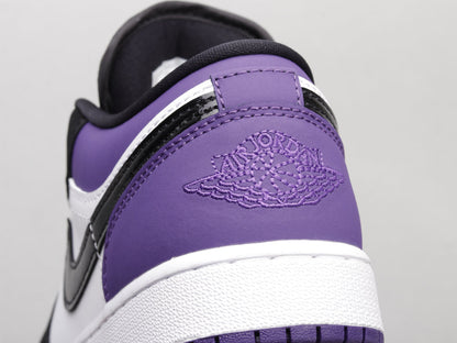 MO - AJ1 Black and purple toes