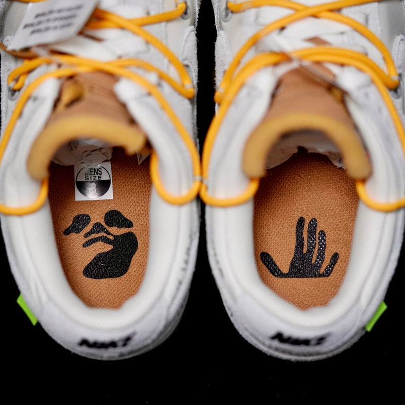 MO - OW x Dunk (NO.39) yellow shoelace brown buckle